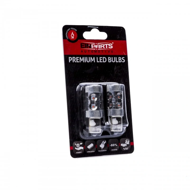 EPL188 LED žárovky P21W 50W (10 x CREE XT-E) oranžová