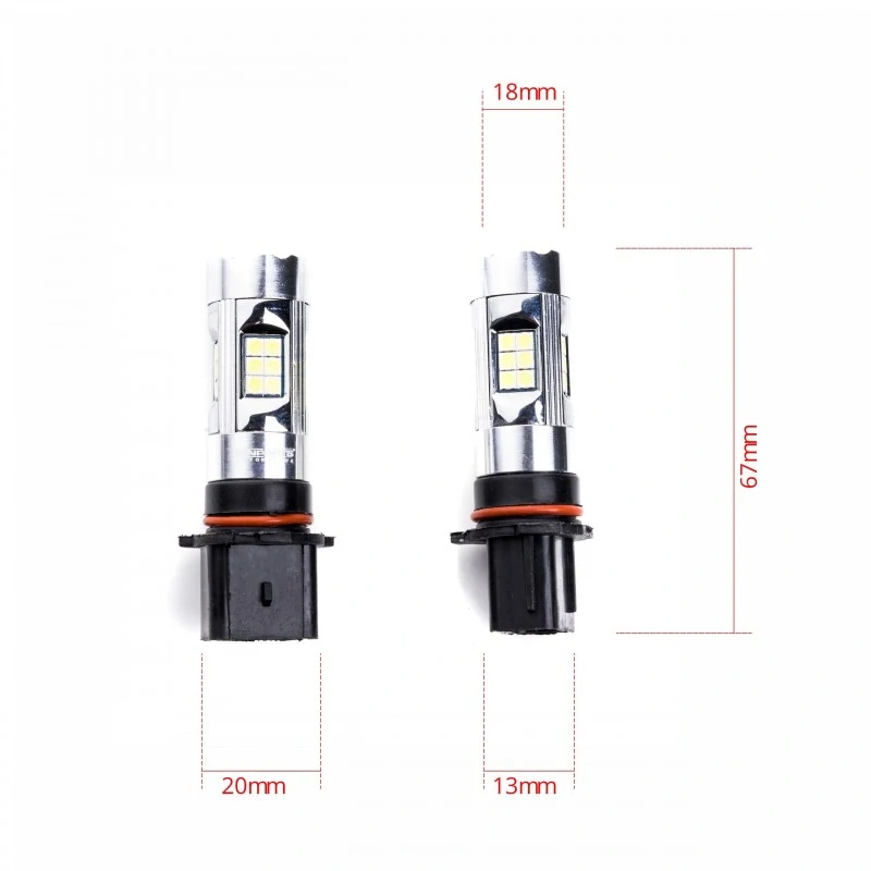 EPL232 LED žárovky P13W (27 x SMD 3030) 6000K 12/24V