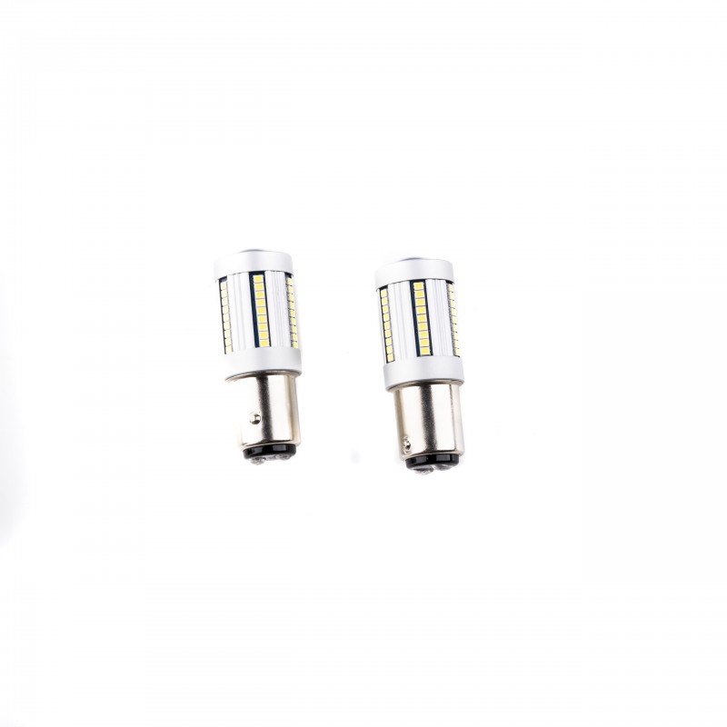 P21/5W LED žárovky (66 x SMD 2016) 6000K CANBUS