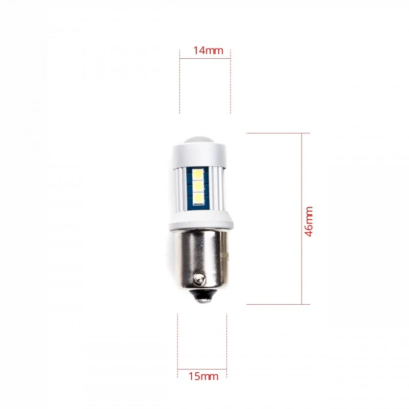 EPL235 LED žárovky P21W (15 x SMD 3030) 6000K 12/24V