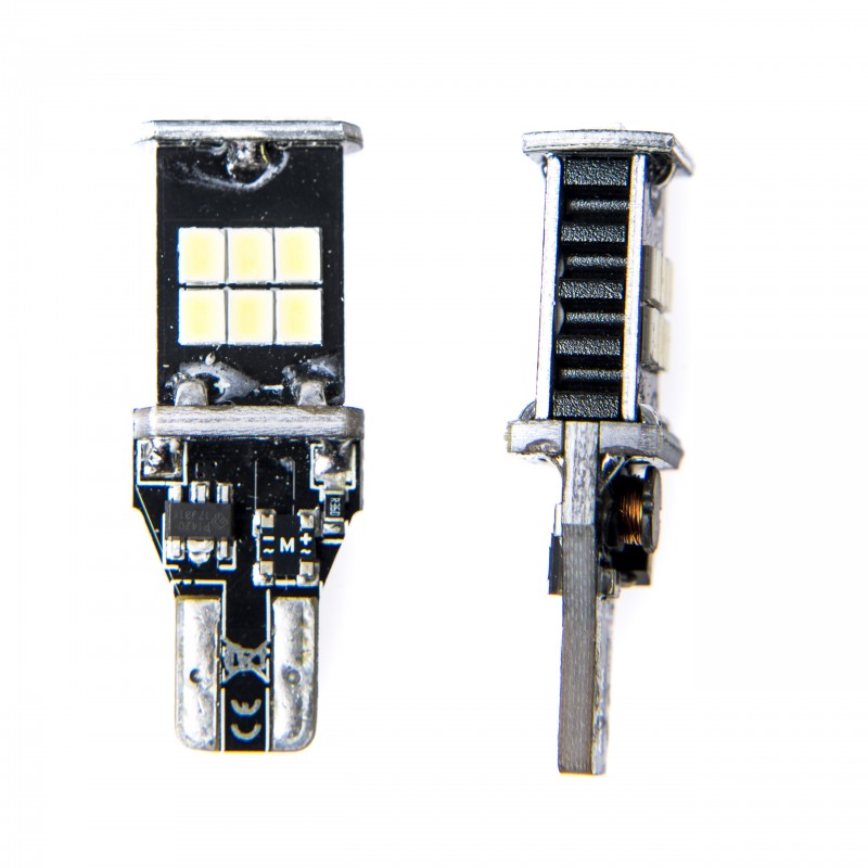 W16W LED žárovky (15 x SMD 2835) 6000K CANBUS