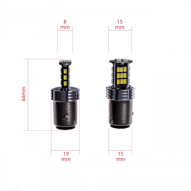 P21/4W LED žárovky (30 x SMD 3020) 6000K CANBUS