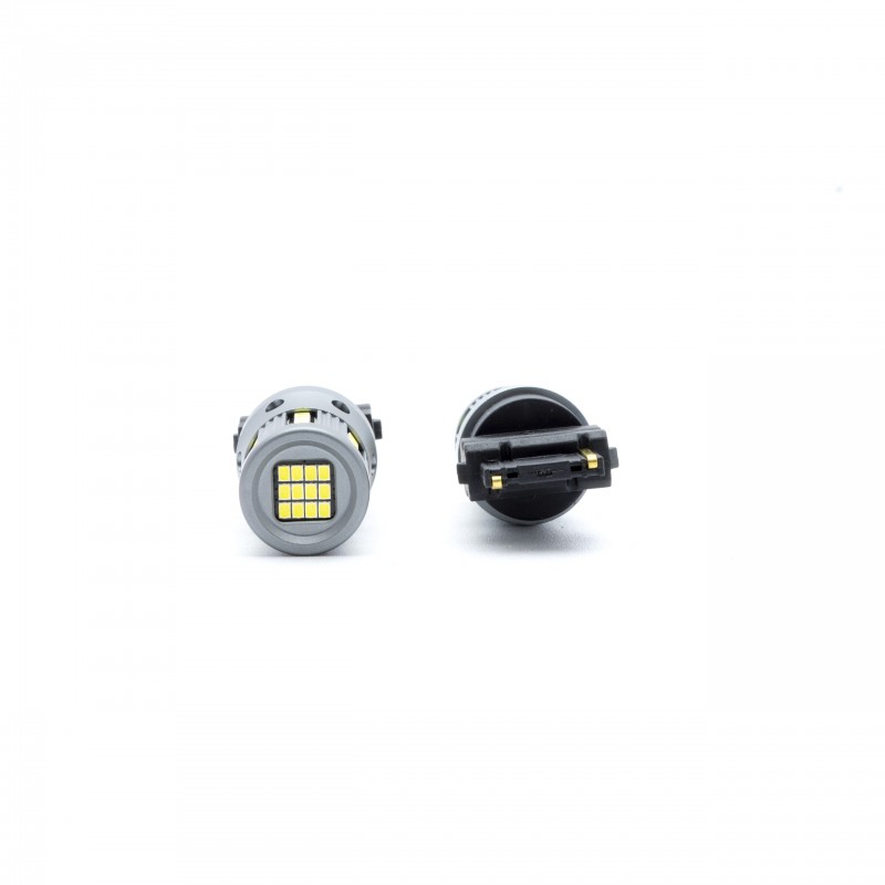 P27W LED žárovky (66 x SMD 2016) 6000K CANBUS
