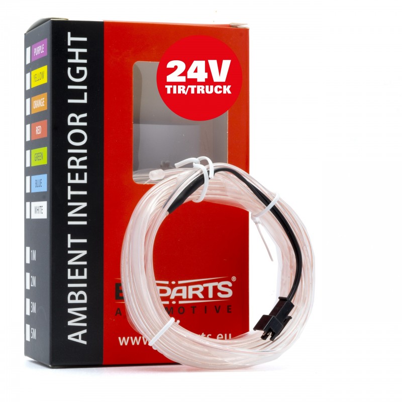 LED světlovodný pásek 3m (bílý) 24V
