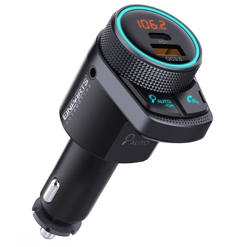 FM Vysílač Bluetooth PD QC 3.0 AUX