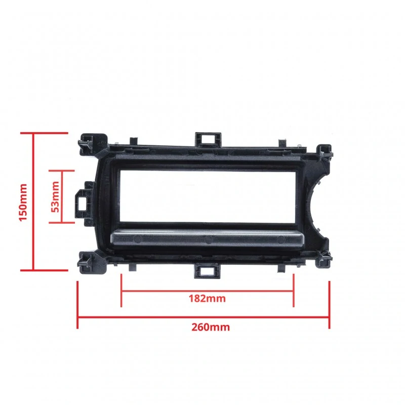 Rámeček autorádia (1DIN) TOYOTA Yaris III XP130 (2011-2014)
