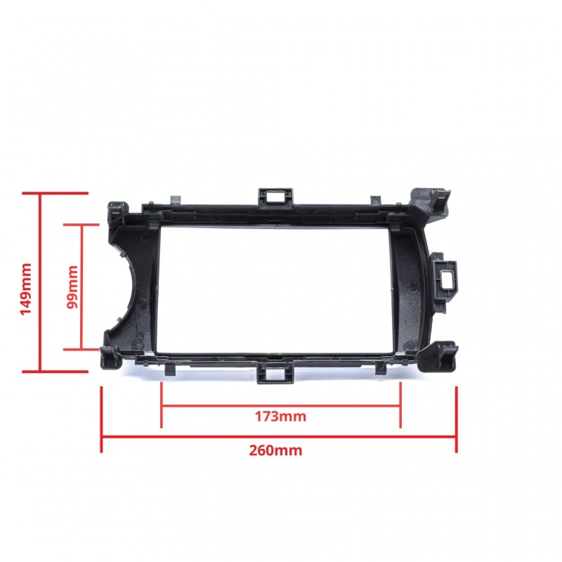 Rámeček autorádia (2DIN) TOYOTA Yaris III XP130 (2011-2014)