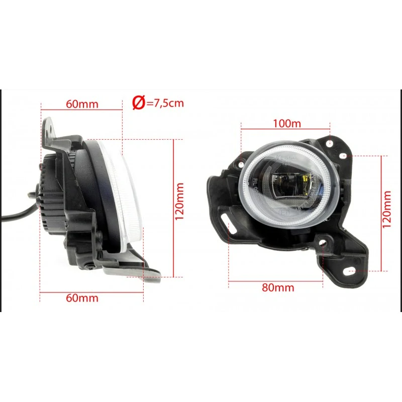 LED Světla Pro Denní Svícení s Mlhovkami MAZDA CX-5 (2013-2016)