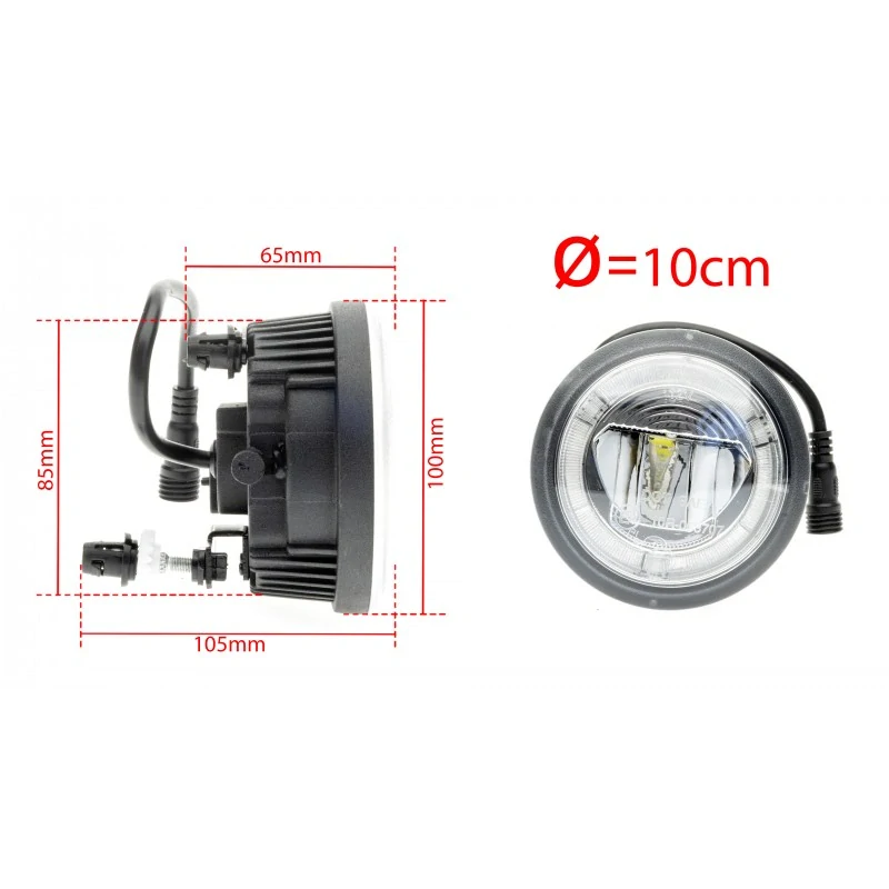 LED Světla Pro Denní Svícení s Mlhovkami CHEVROLET Suburban (2007-2010)