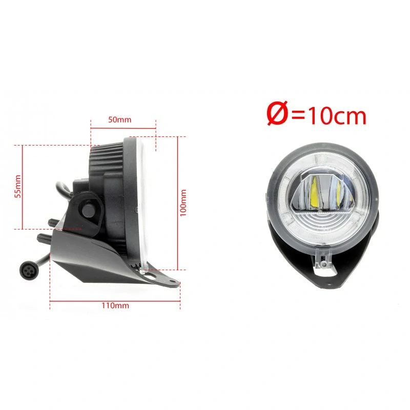 LED Světla Pro Denní Svícení s Mlhovkami CHRYSLER Pacifica (2003-2006)
