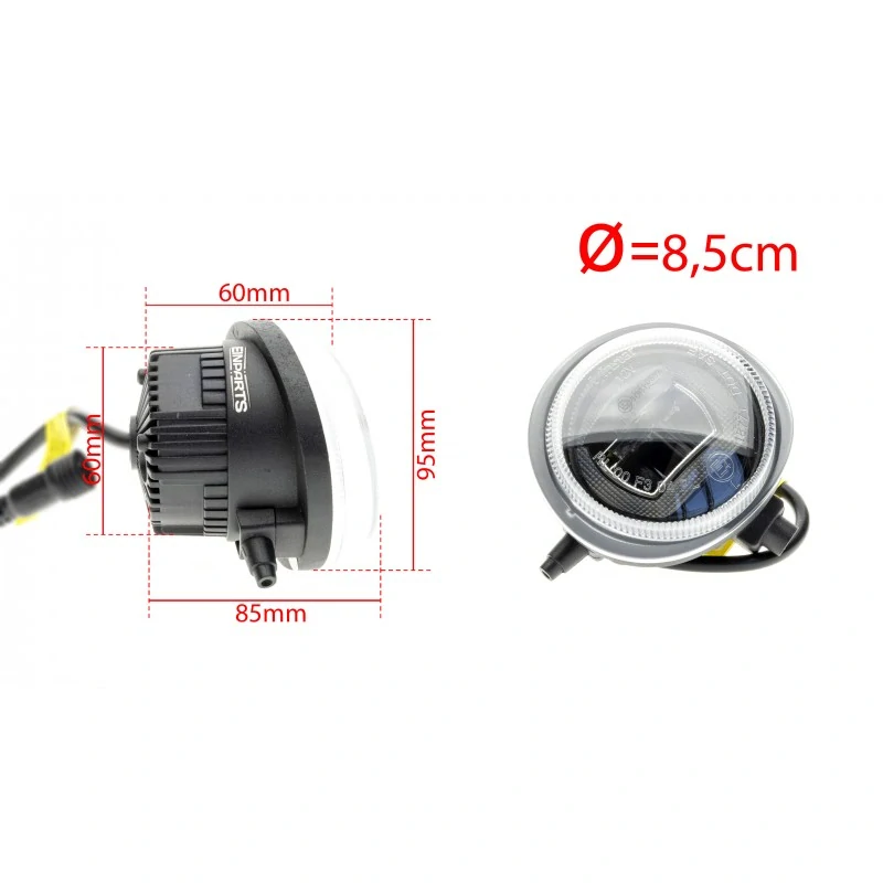 LED Světla Pro Denní Svícení s Mlhovkami MAZDA CX-7 (2006-2009)