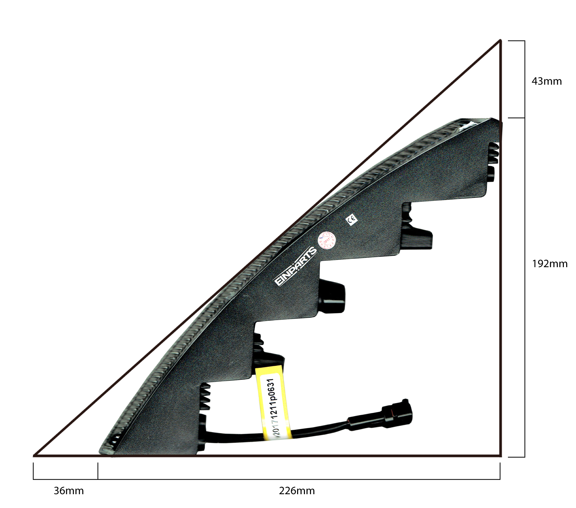 LED Světla Pro Denní Svícení 403 12V (OSRAM LED)