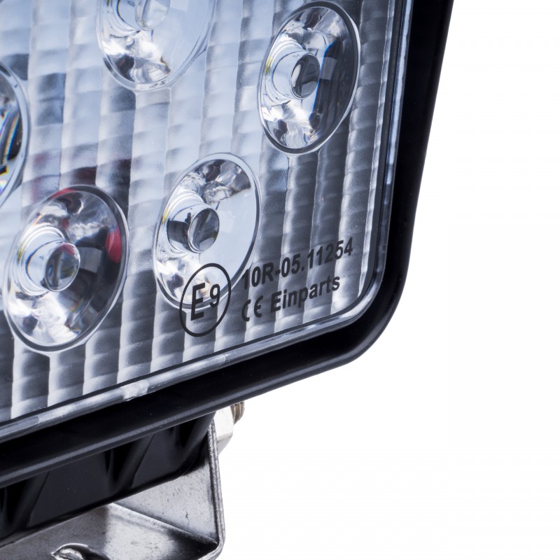 LED Pracovní světlo 27W (9 x 3W CREE) 30° s magnetem (B)