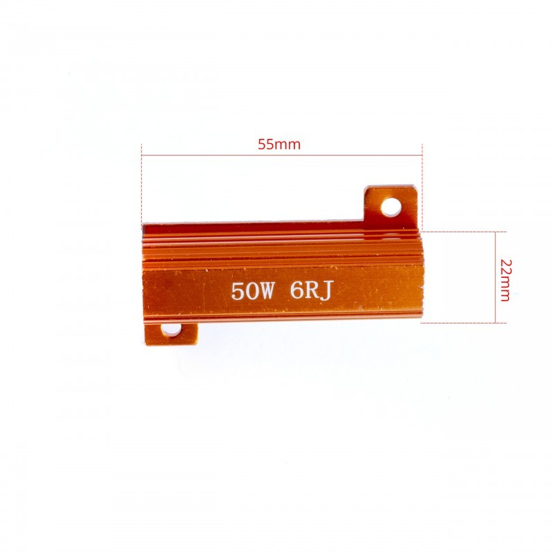 Zátěžový modul pro LED žárovky W21/5W 2 x 6Ω 50W