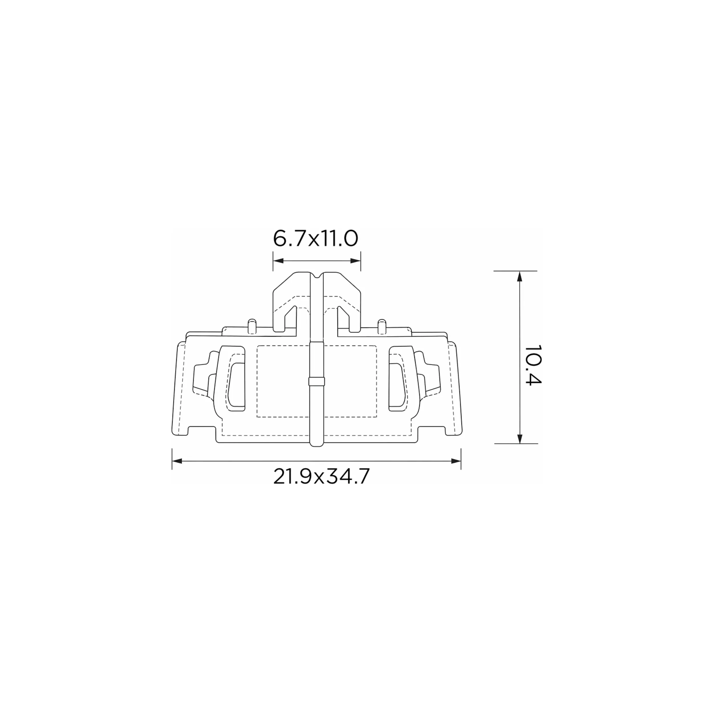 EPCRC922 Plastové montážní klipy VW 10 ks