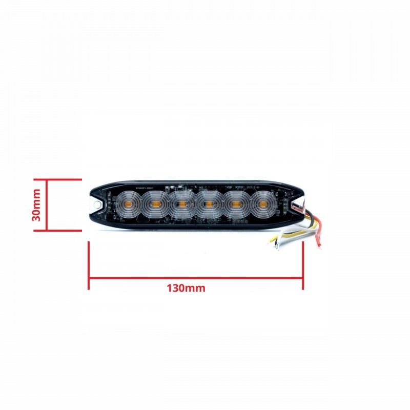 LED Výstražné Světlo 18W 12/24V