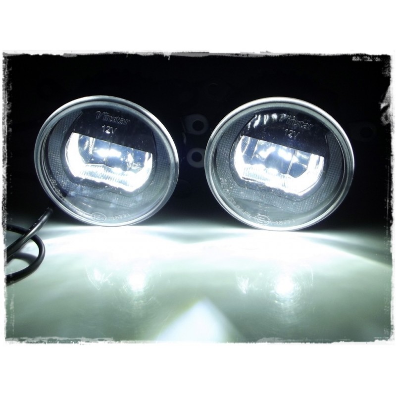 LED Světla Pro Denní Svícení s Mlhovkami DACIA Solenza (7/2003-2005) (2)