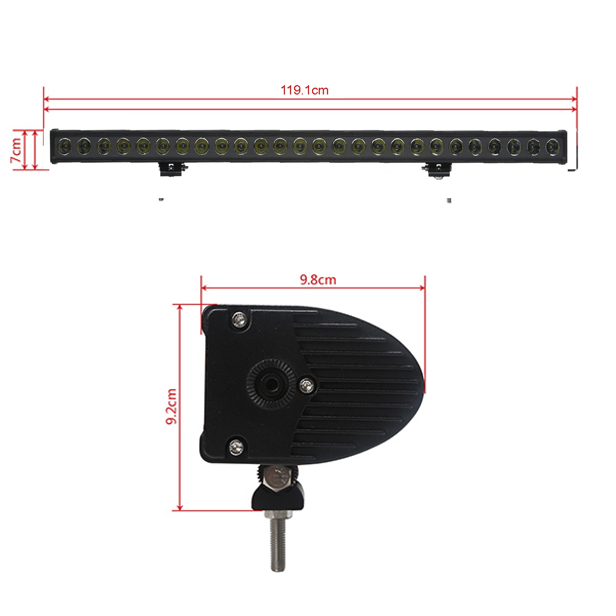 LED Pracovní světlo 260W (26 x 10W CREE) 60°