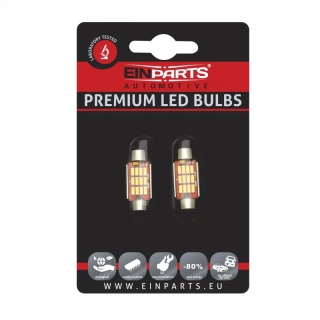 EPL49 LED žárovky C5W (12 x SMD 4014) 36mm 6000K CANBUS