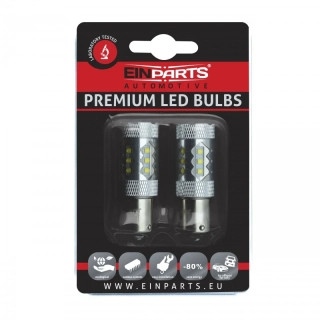 EPL75 LED žárovky P21W 80W (12 x CREE XT-E) 6000K