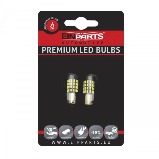 EPL147 LED žárovky H6W (54 x SMD 3014) 6000K CANBUS 12/24V