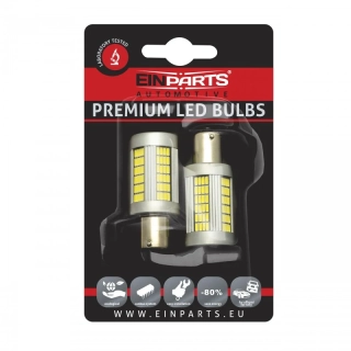 EPL158 LED žárovky P21W (135 x SMD 4014) 6000K CANBUS