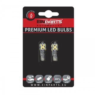 EPL52 LED žárovky W5W (24 x SMD 4014) 3000K CANBUS