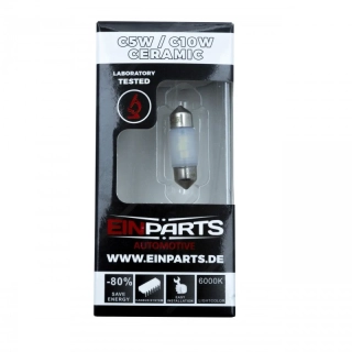 EPL117 LED žárovka C5W (3 x SMD 2835) 31mm 6000K CANBUS